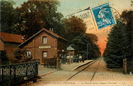 St Amand Les Eaux * La Station Gare St Amand Thermal * Ligne Chemin De Fer * Le Passage à Niveau - Saint Amand Les Eaux