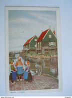 Nederland Pays-Bas Folklore D.B.M. 68 Marken Marker Woningen Maisons Enfants Kinderen Verstuurd 1939 - Europe