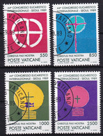 MiNr. 984 - 987  Vatikanstadt1989, 29. Sept. Internationaler Eucharistischer Kongress, Seoul - Einheitlich Gestempelt - Used Stamps