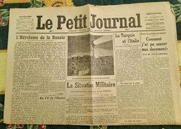 Le Petit Journal 10 Aout 1915 L'héroisme De La Russie Succés Français Au Cameroun Les Allemands Chassés Du Congo - Le Petit Journal