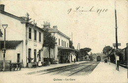 Quissac * La Gare Du Village * Arrivée Du Train * Ligne Chemin De Fer - Quissac