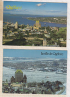 22C266 CANADA QUEBEC Lot De 2 Cartes LA VILLE DE QUEBEC - Québec - La Citadelle