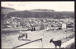 1907 Nach Manchester Gelaufene AK Aus Couvet. Vue Générale. - Couvet