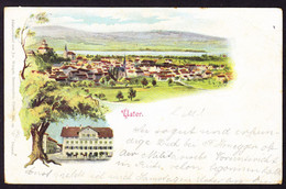 1903 Gelaufene AK Aus Uster. Mit Gasthof Sternen. Minim Fleckig. - Uster