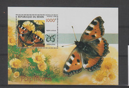 Bénin 1998 Papillons BF 20 ** MNH - Bénin – Dahomey (1960-...)