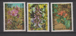 Cameroun 1980 Fleurs 652-54, 3 Val ** MNH - Cameroun (1960-...)