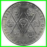 ( GERMANY ) REPUBLICA DEMOCRATICA DE ALEMANIA AÑO 1975 ( RDA ) MONEDA DE 10-DM - 20TH ANNIVERSARY - WARSAW PACT - Sammlungen