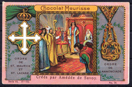 Meurisse (ca 1910) - VI - Ordres Et Décorations - Nr 10 - Ordre De Saint Maurice Et Saint Lazare, Ordre De Annonciade - Autres