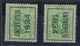 Heraldieke Leeuw Nr. 277 TYPO Voorafgestempeld Nrs. 269 A + B ** MNH En Beiden In Goede Staat , Zie Ook Scan ! LOT 294 - Other & Unclassified