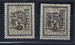 Heraldieke Leeuw Nr. 280 TYPO Voorafgestempeld Ns. 236 & 238 Positie B ** MNH In Goede Staat , Zie Ook Scan ! LOT 294 - Sobreimpresos 1929-37 (Leon Heraldico)