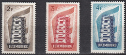 Cept 1956 Luxembourg  Yvertn° 514-516 *** MNH Cote 550 € Europa - 1956