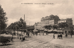 Courbevoie * Avenue De La Défense * Vue Sur Le Marché * Foire * Bureau De L'octroi - Courbevoie