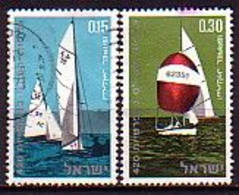 ISRAEL - 1970 - Yachtingl - Yv 413/14(O) - Gebruikt (zonder Tabs)