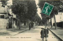 Châtillon * La Rue De Clamart * Attelage * Villageois - Châtillon