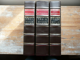 ENCYCLOPAEDIA BRITANNICA IN THREE VOLUMES 1771 EN 3 TOMES FAC SIMILE DE LA CELEBRE ENCYCLOPEDIE NON DATEE ENCYCLOPEDIA - Cultural