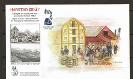 Norway 2004  Local Issue  Harstad, Special Print Av Minisheet With Stamp Harstad 100 Years, MNH(**) - Local Post Stamps