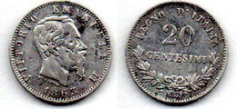 Italie - 20 Centesimi 1863 MBN - TTB - 1861-1878 : Victor Emmanuel II