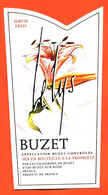 Etiquette Neuve De Vin De Buzet Le Lys à Buzet Sur Baise - 75 Cl - Vin De Pays D'Oc