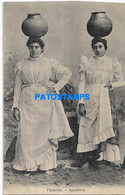 179729 SPAIN ESPAÑA TENERIFE COSTUMES WOMAN'S AGUADERAS POSTAL POSTCARD - Non Classés