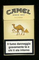 Tabacco Pacchetto Di Sigarette Italia - Camel Filters Da 20 Pezzi - Vuoto - Etuis à Cigarettes Vides