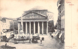 CPA EUROPE ITALIE ITALIA ROMA PANTEON  11025 DOS SIMPLE NON ECRIT - Pantheon