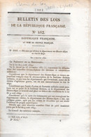 Décret De 1851 - Qui Déclare Le Gépartement Eb état De Siège - Seals Of Generality
