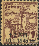 Cottbus 25w Unmounted Mint / Never Hinged 1946 Day The Stamp - Posta Privata