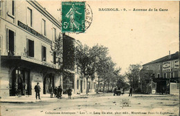 Bagnols * Avenue De La Gare * Hôtel Du Commerce * Entreprise De Transports ADRIEN MISTRAL - Bagnols-sur-Cèze