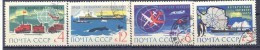 1963. USSR/Russia, Arctic And Antarctic Research, 4v, Used/CTO - Usati