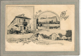 CPA - (67) BENFELD - Carte GRUSS Multivues De 1900 - Boucherie-Restaurant Haubtmann, Abattoir, Station D'électicité - Benfeld