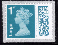 GB 2022 QE2 1st Large Letter Marine Turquoise New Barcoded Machin Umm ( A213 ) - Machins