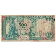 Billet, Somalie, 500 Shilin = 500 Shillings, 1989, KM:36a, B+ - Somalië