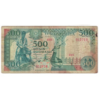 Billet, Somalie, 500 Shilin = 500 Shillings, 1989, KM:36a, B+ - Somalie