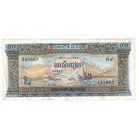 Billet, Cambodge, 50 Riels, UNDATED (1956-75), KM:7a, SUP - Cambodge