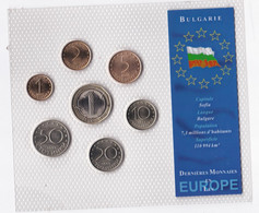 Serie De 7 Pièces Bulgarie 1999 à 2002 , Neuve Sous Blister - Bulgarie