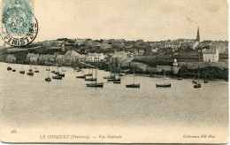 CPA 29  LE CONQUET  VUE GENERALE 1907 - Le Conquet