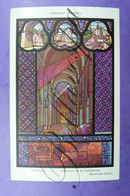 Monaco, Intérieur De La Cathédrale. Glasraam Tableau-vitrail Illustrateur Edit.Sainec Nice-2 X Cpa, N°2 & N°5 - Saint Nicholas Cathedral