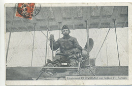 CPA Aviation - Lieutenant CHEVREAU Sur Biplan H. FARMAN - ....-1914: Précurseurs