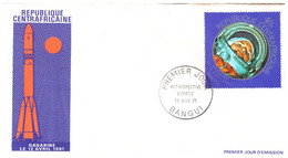 N°866 N -FDC République Centrafricaine -Gagarine- - Afrique