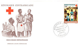 N°870 N -FDC République Centrafricaine -croix Rouge- - Croce Rossa