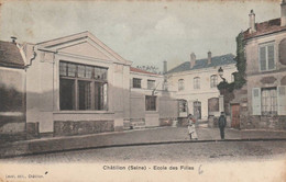 CHATILLON (Seine) ECOLE DES FILLES 1911 - Châtillon