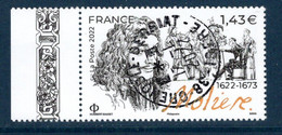 France 2022.Issu De La Mini Planche Molière . Cachet Rond Gomme D'origine. - Used Stamps