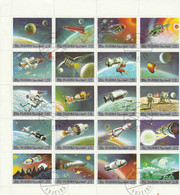 FUJEIRA PLANCHE 20 TIMBRES 15/6/1972 - Asien