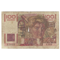 France, 100 Francs, Jeune Paysan, 1947, C.213, B, Fayette:28.15, KM:128b - 100 F 1945-1954 ''Jeune Paysan''