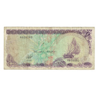 Billet, Maldives, 5 Rufiyaa, 1983, KM:10a, TB+ - Maldivas