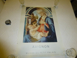 AVIGNON, Petit Palais, Botticelli Vierge Et Enfant, Affiche   ; R10 - Afiches