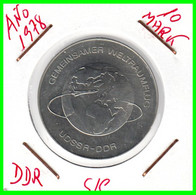 ( GERMANY ) REPUBLICA DEMOCRATICA DE ALEMANIA AÑO 1978 ( RDA ) JOINT USSR-DDR ORBITAL FLIGHT MONEDA DE 10-DM - Sammlungen