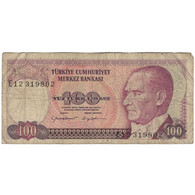 Billet, Turquie, 100 Lira, 1970, 1970-01-14, KM:194a, B+ - Türkei