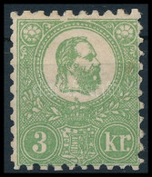 1871 Kőnyomat 3kr (*240.000) (utángumizott, Erősen Utánfogazott Bélyeg / Regummed Stamp With Repaired Perforation) Sign: - Other & Unclassified