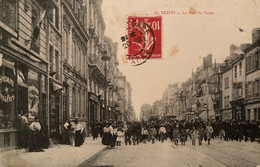 Reims - La Rue De Vesle - Cérémonie Commémoration ? - Bureau De Tabac Tabacs - Reims